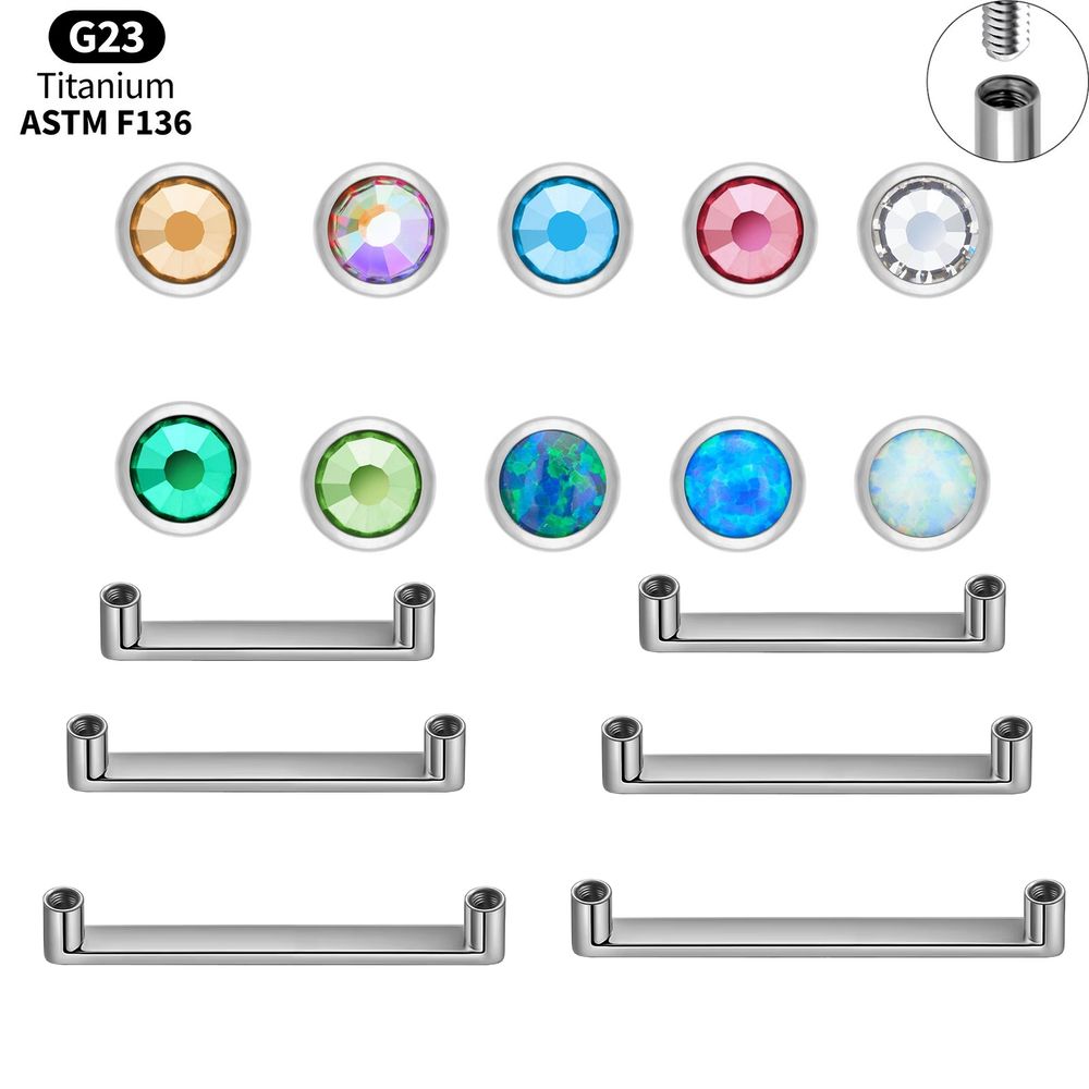 Body Jewelry Implants - Piercing Dermale in Titanio ASTM F136