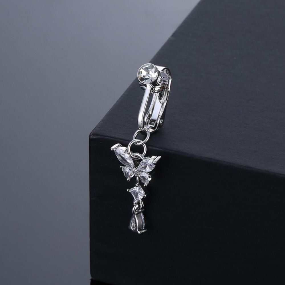 Body Jewelry Belly Button Rings - Anello per ombelico finto a clip