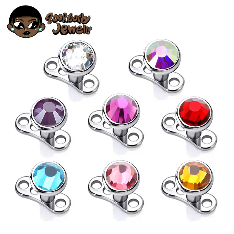 Body Jewelry Implants - G23 Titanio Piercing Micro Ancoraggio Dermico