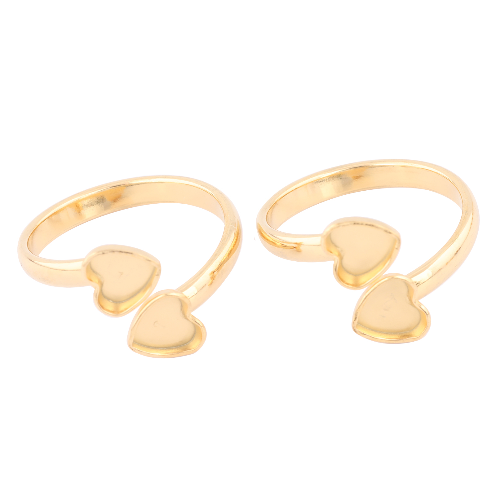Daith Heart Ring - 10 pezzi in acciaio inossidabile placcato