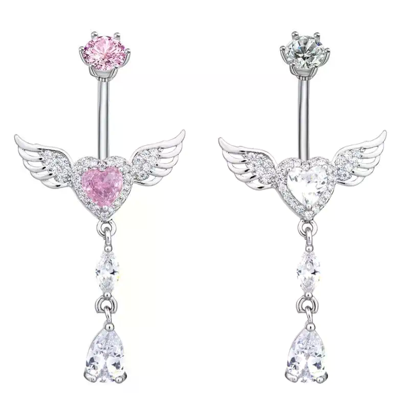 Anelli per ombelico Wing Heart - Body Jewelry Belly Button Rings recensione e prezzo