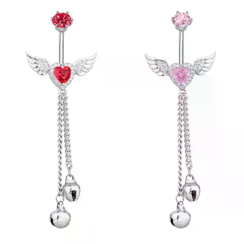 Anelli per ombelico Wing Heart - Body Jewelry Belly Button Rings recensione e prezzo