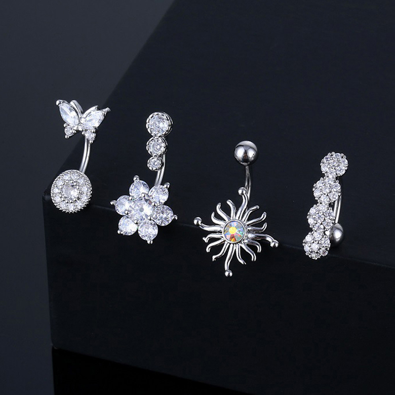 Anello per ombelico in cristal - Body Jewelry Belly Button Rings recensione e prezzo
