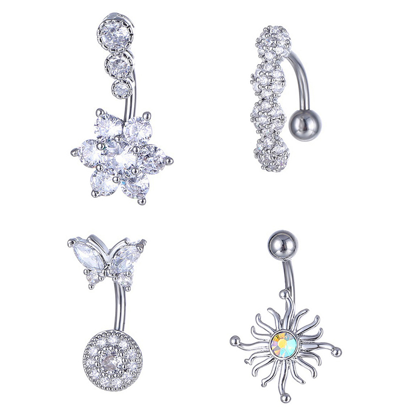 Anello per ombelico in cristal - Body Jewelry Belly Button Rings recensione e prezzo