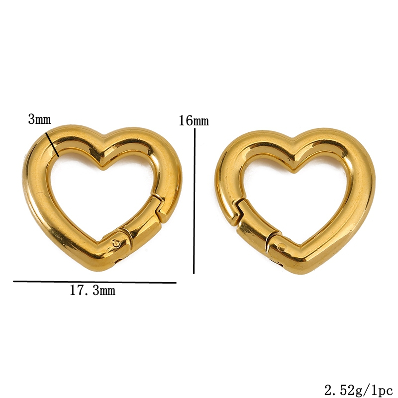 2 pezzi di fermagli in acciaio - Daith Heart Ring recensione e prezzo