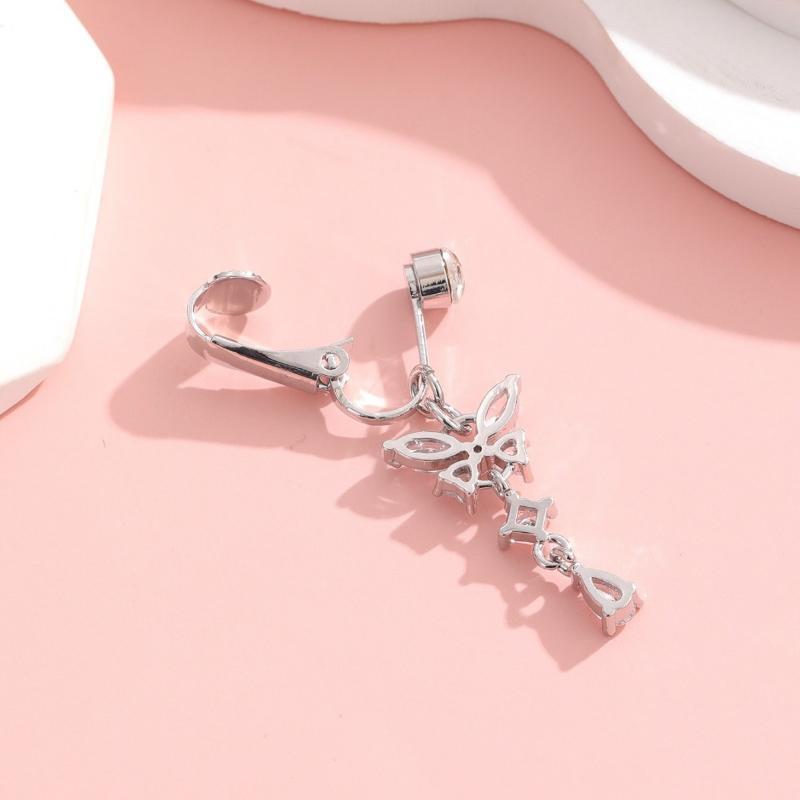 Anello finto per ombelico con  - Body Jewelry Belly Button Rings recensione e prezzo