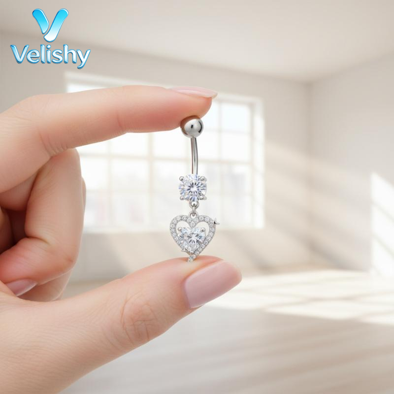 Anello Pendente per Ombelico i - Body Jewelry Belly Button Rings recensione e prezzo