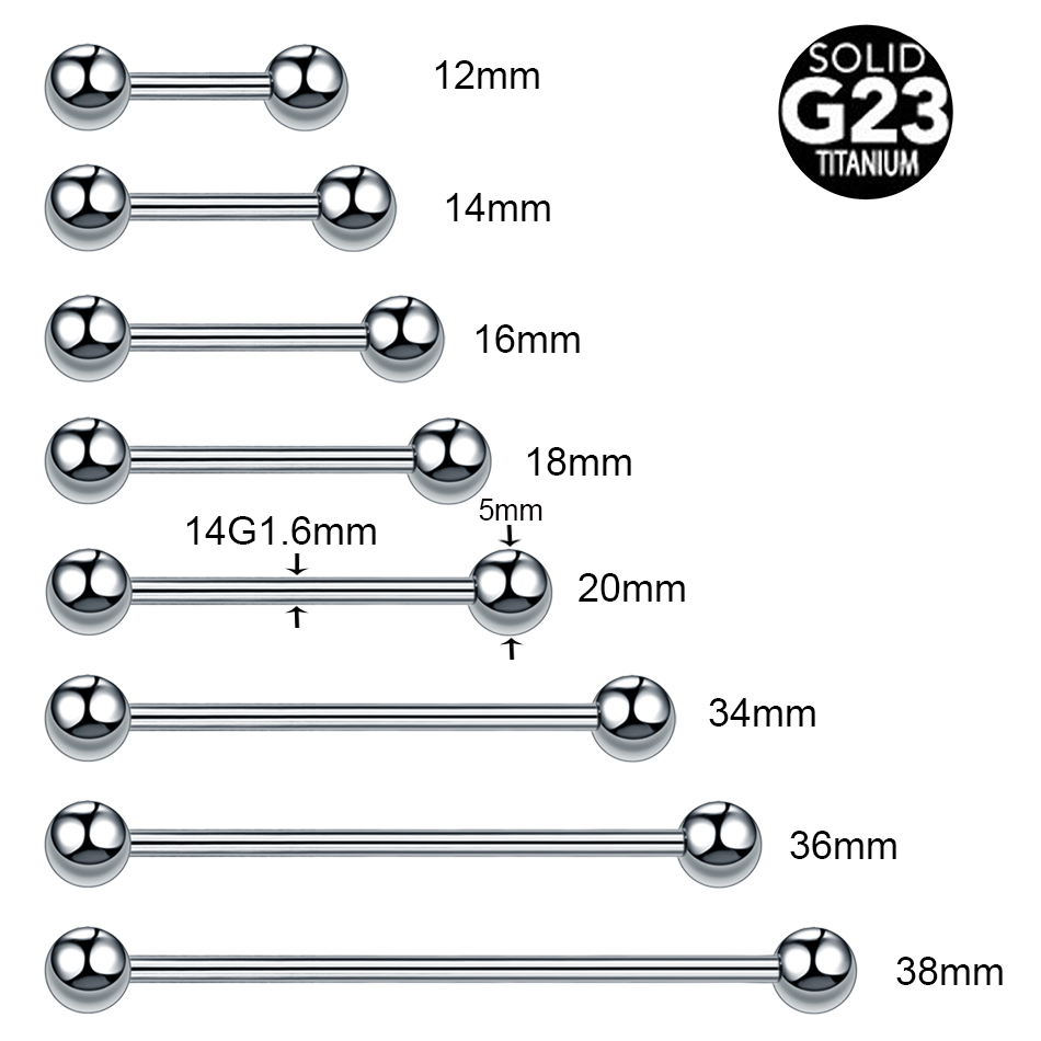 1/5PCS Titanio Filo Esterno Li - Industrial Barbell Long recensione e prezzo