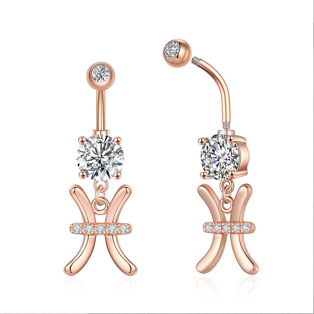 12 serie di costellazioni Pier - Body Jewelry Belly Button Rings recensione e prezzo