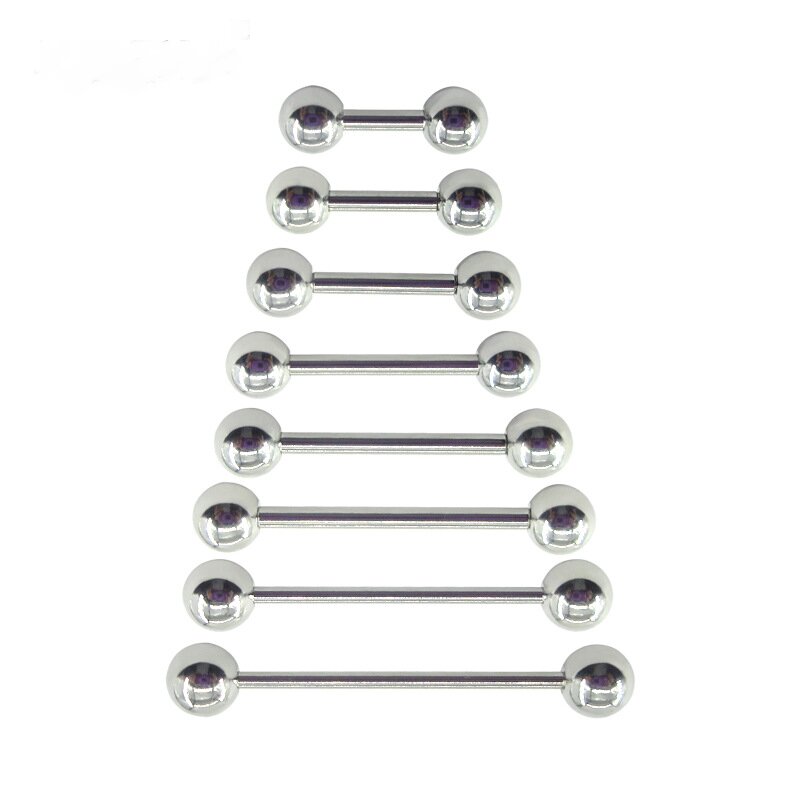 2 pezzi 0.8mm in acciaio inox  - Industrial Barbell Long recensione e prezzo