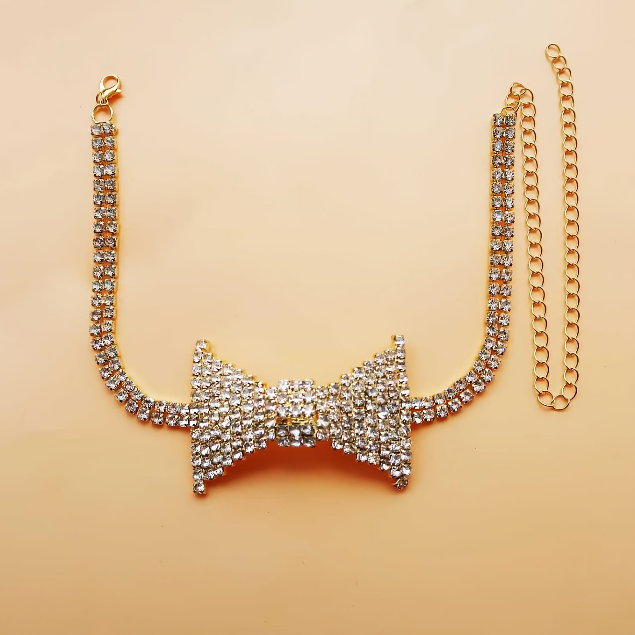 Squisito elegante strass fiocc - Body Chain Jewelry recensione e prezzo