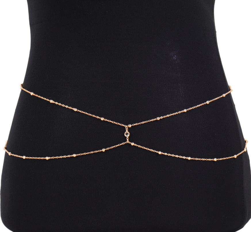 Catene di pancia con perline d - Body Jewelry Bulk recensione e prezzo