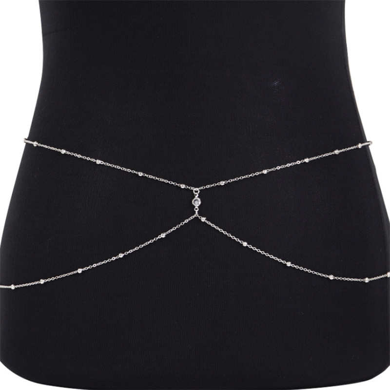 Catene di pancia con perline d - Body Jewelry Bulk recensione e prezzo
