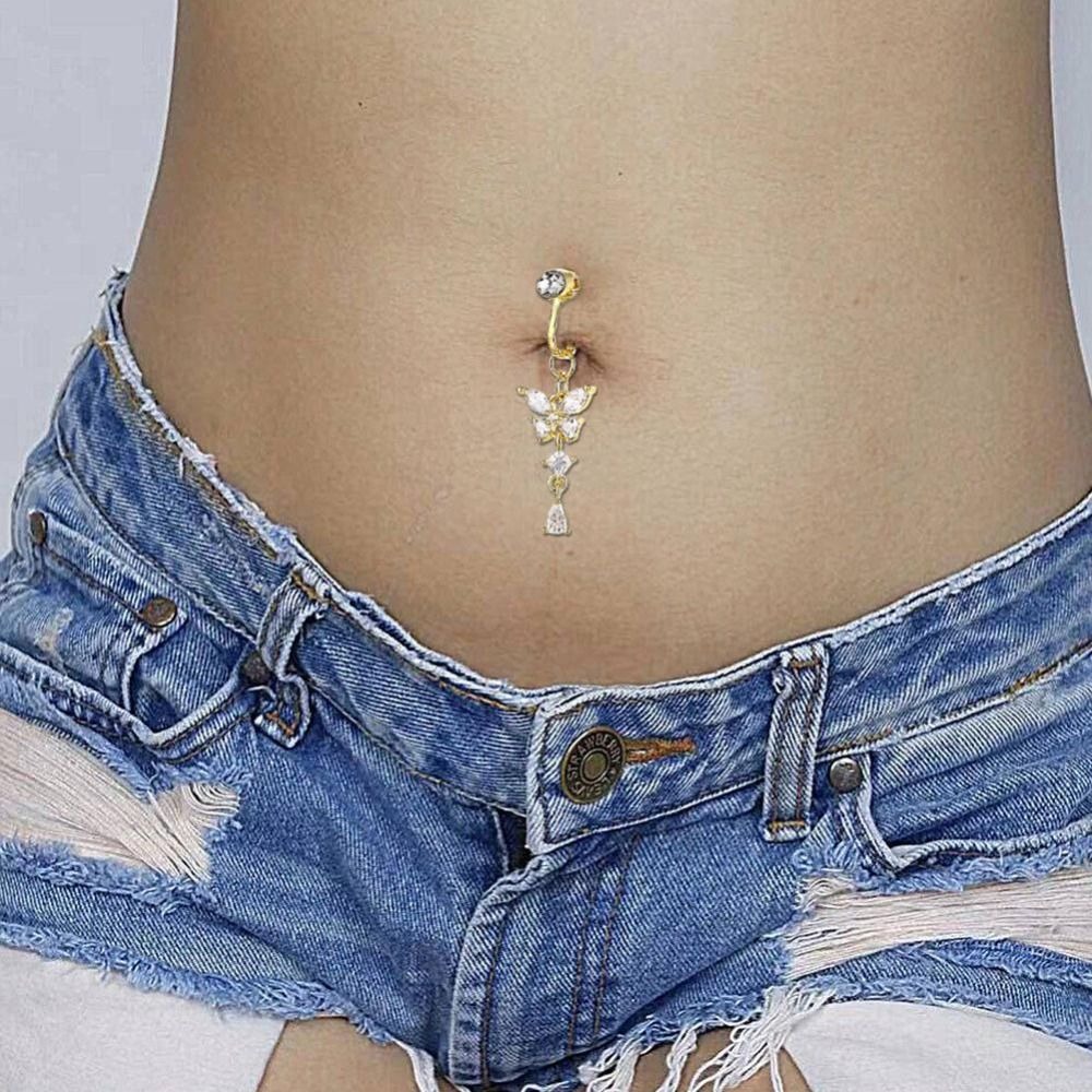 Anello da ombelico finto a cli - Body Jewelry Belly Button Rings recensione e prezzo