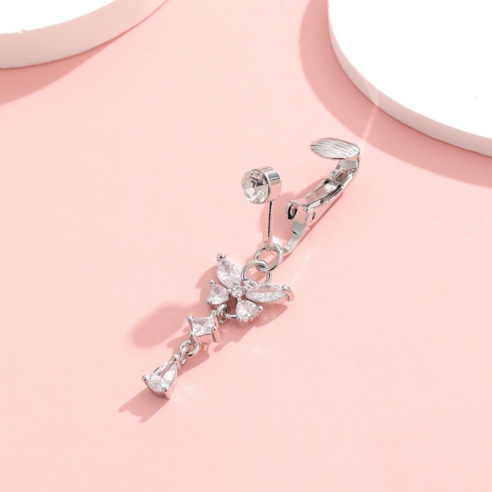 Anello da ombelico finto a cli - Body Jewelry Belly Button Rings recensione e prezzo