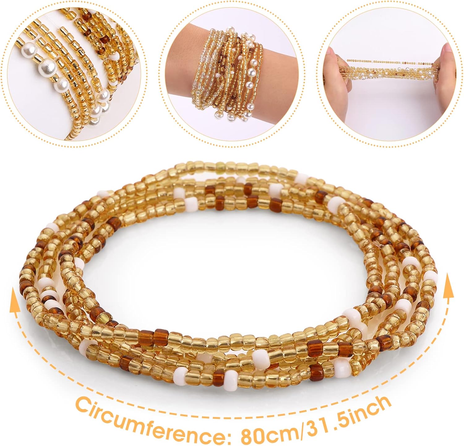 Perline da Vita per Donne, Cat - Body Jewelry Bulk recensione e prezzo