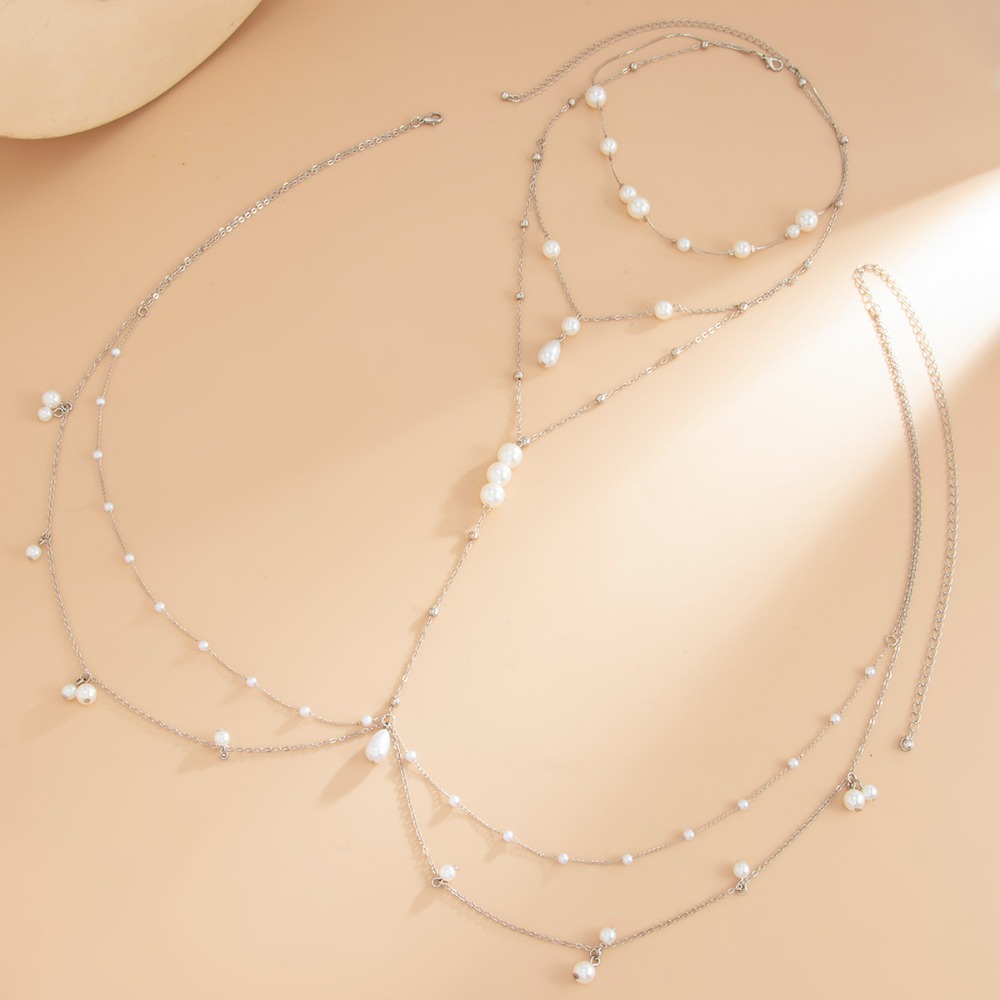 Collana a più strati con perle - Body Jewelry Bulk recensione e prezzo
