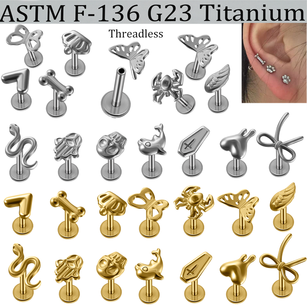 2/1 pz G23 titanio solido senz - Body Jewelry Etc recensione e prezzo