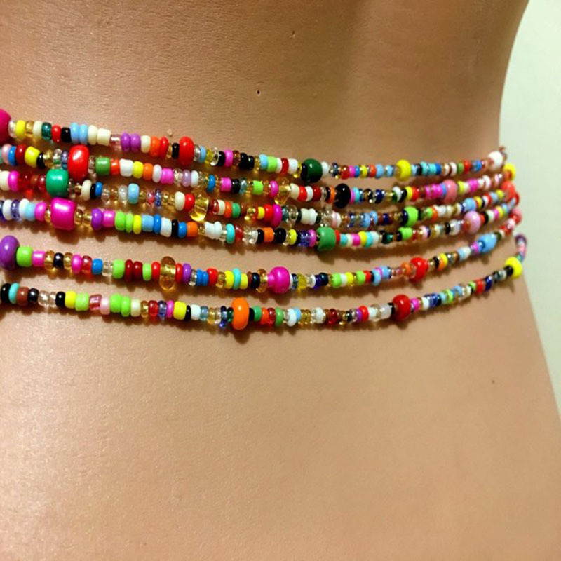 Catena di pancia con perline a - Body Chain Jewelry recensione e prezzo