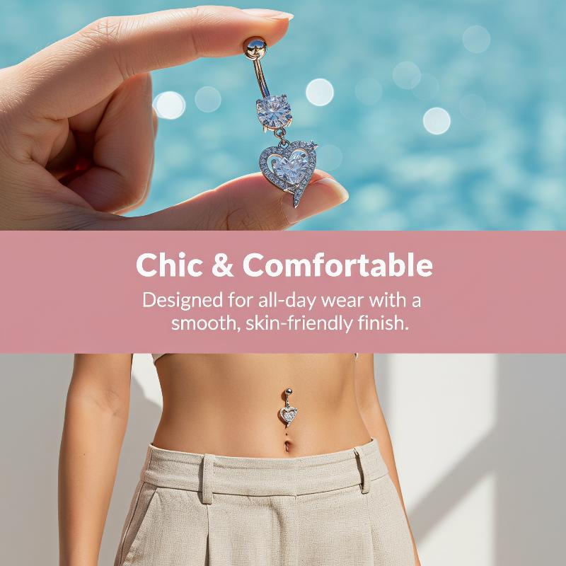 1 Pezzo Squisito Anello Penden - Body Jewelry Belly Button Rings recensione e prezzo